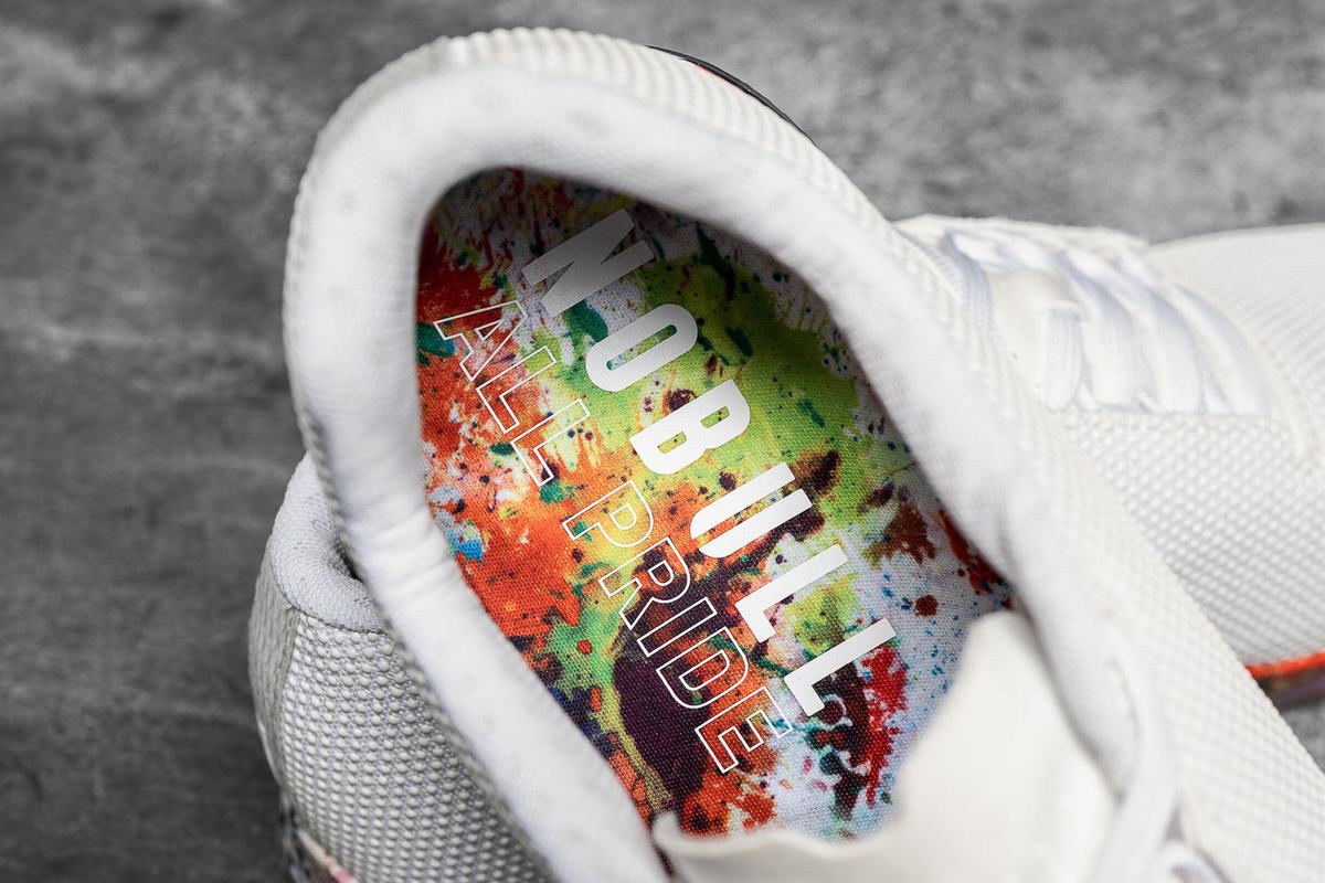 Nobull Superfabric Art Work Court Women's Trainers White | Australia (WT7431)